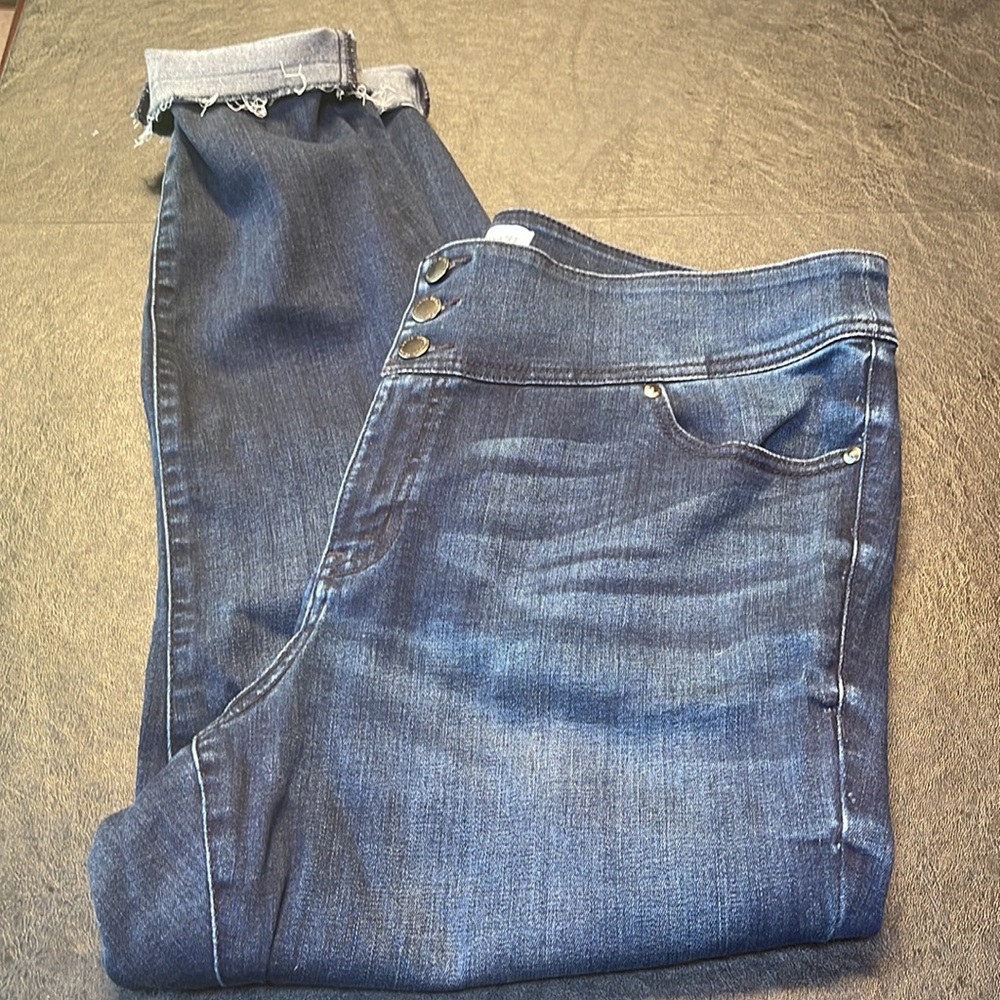 Lane Bryant button fly skinny jeans/Jeggings